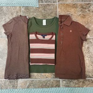 CLEARANCE! BUNDLE & SAVE 4 Short Sleeve XS Small Tee Shirts GAP Cherokee